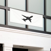 Jet Silhouette Spandoek (Buitenkant Gebouw)
