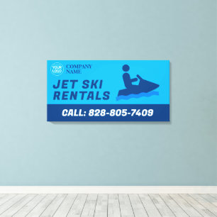Jet Ski Aangepaste Uitgerekt Canvas Print