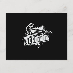 Jet Ski Adrenaline Jet Skiing Water Sports Jetski Briefkaart