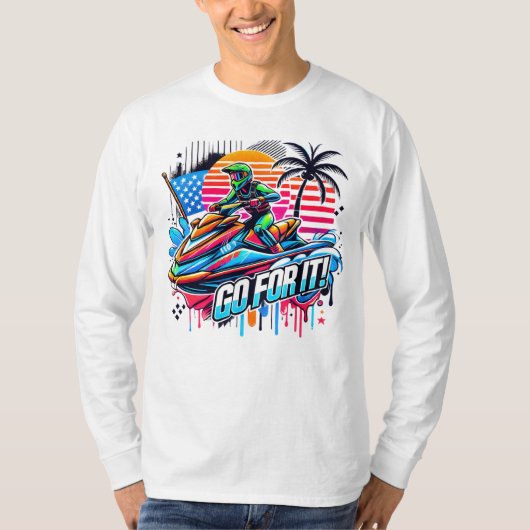 Jet ski design t-shirt (Voorkant)