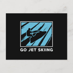 Jet Ski Go Jet Skiing Water Sports Beach Jetski Briefkaart