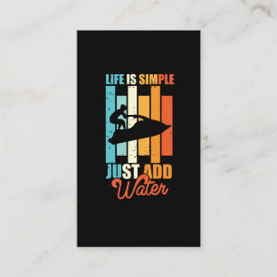 Jet Ski Hobby Water Sport Beach Holiday Visitekaartje