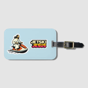 Jet-Ski Jesus Bagagelabel
