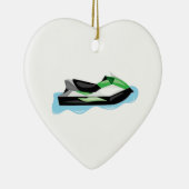Jet Ski Keramisch Ornament (Rechts)