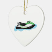 Jet Ski Keramisch Ornament (Links)