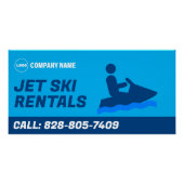 Jet Ski Location Custom Glossy Poster (Devant)