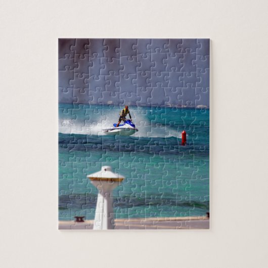 Jet Ski-paradijs Legpuzzel (Verticaal)