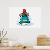 Jet Ski Poster (Keuken)
