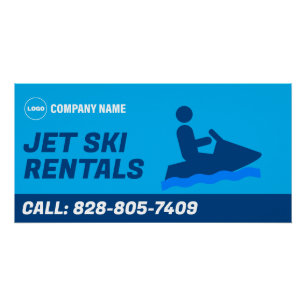 Jet Ski Rental Custom Glossy Poster Perfect Poster