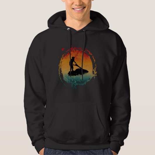 JET SKI RETRO  SKIËN HOODIE (Voorkant)