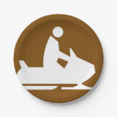 Jet Ski Sign Papieren Bordje (Voorkant)