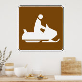 Jet Ski Sign Poster (Keuken)