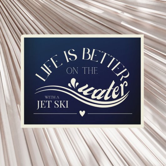  jet ski sup kano kajak boot briefkaart