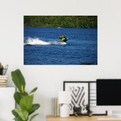 Jet Ski sur le lac Poster (Bureau à domicile)