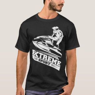 Jet Ski T Skier T-shirt Skiing etreme sport shirt