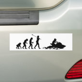 Jet Skier Bumpersticker (Op auto)