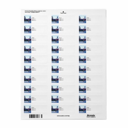 Jet Skiing by Colgate Clock Etiket (Full Sheet)