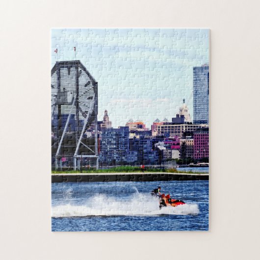 Jet Skiing by Colgate Clock Legpuzzel (Verticaal)