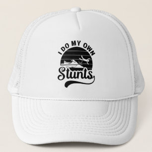 Jet Skiing I Do My Own Stunts Jet Ski Retro Jetski Trucker Pet