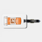 Jet Skiing is mijn geneesmiddel Bagagelabel (Achterkant horizontaal)