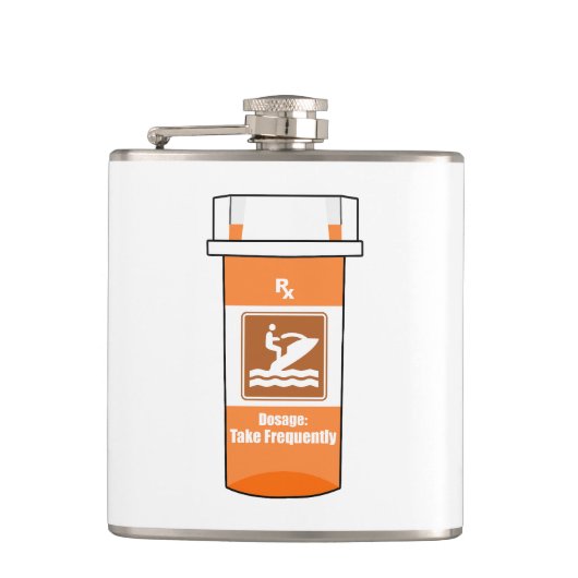 Jet Skiing is mijn geneesmiddel Heupfles (Voorkant)