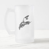 Jet ski's grote sprong matglas bierpul (Links)