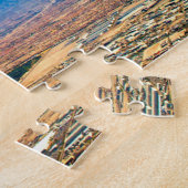 Jet vecht over Nevada. Legpuzzel (Zijkant)