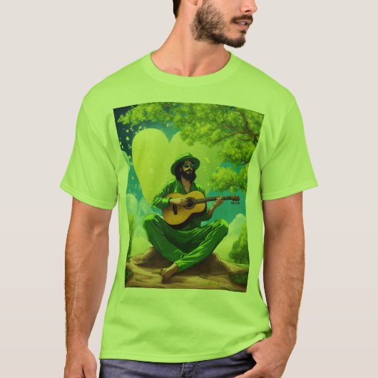 J'Étais Là : T-Shirt Psychedélique De Vibes De Reg (Devant)