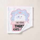 J'Étais Normal Il Y A Trois Chats (Gant de toilette)