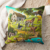 Jeté de Coussin pour Baby Shower sur le thème des (Couverture)