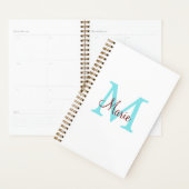 jeté simple minimal ajouter nom monogramme rose ro (Devant avec enveloppe)