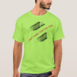 Jeté sous le T-shirt de club d'autobus (2 côtés