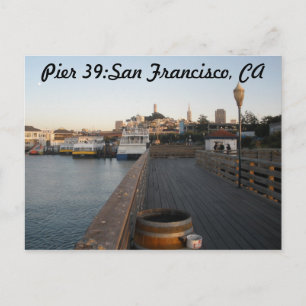 Jetée 39 : San Francisco, CA Carte postale