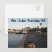 Jetée 39 : San Francisco, CA Carte postale (Devant / Derrière)