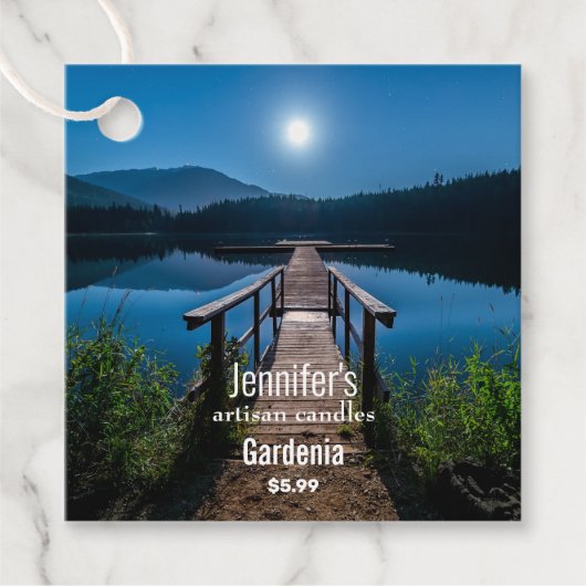 Jetée de nuit sous une étiquette de prix de Pleine (Devant)