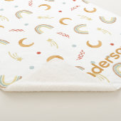Jeter bébé arc-en-ciel sherpa couverture (3/4)