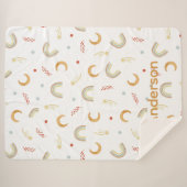 Jeter bébé arc-en-ciel sherpa couverture (Devant (Horizontal))