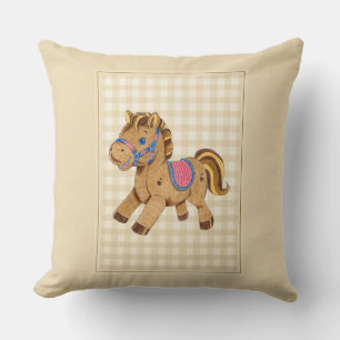 Jeter Cheval Jouet Oreiller