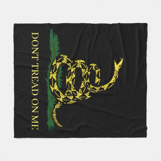 Jeter Couverture NE PAS TREAD SUR MOI serpent de G (Devant (Horizontal))