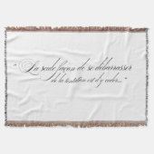 Jeter la couverture avec texte en français (Devant)