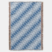 Jeter la couverture - Motif de Jacquard diagonale (devant Vertical)