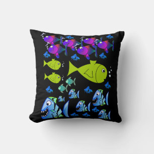 jeter le poisson de déco de coussin