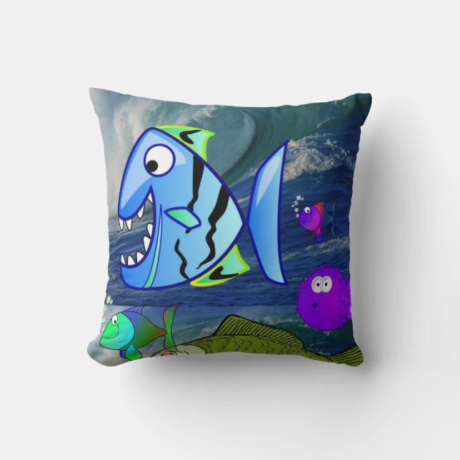 jeter le poisson de déco de coussin (Recto)