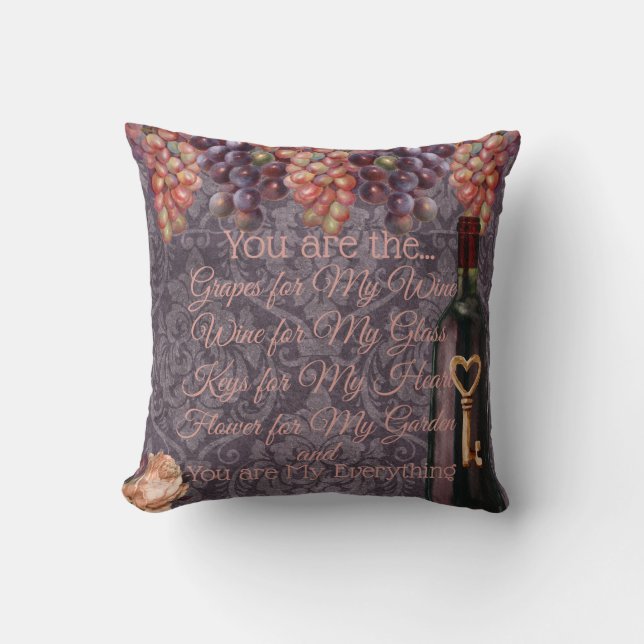 Jeter Oreiller Amour Vintage  (Recto)