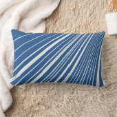 Jeter Tige Oreiller Bleu foncé Blanc (Couverture)