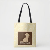 Jeter un Sac fourre-tout d'os MALTIPOO (Devant)