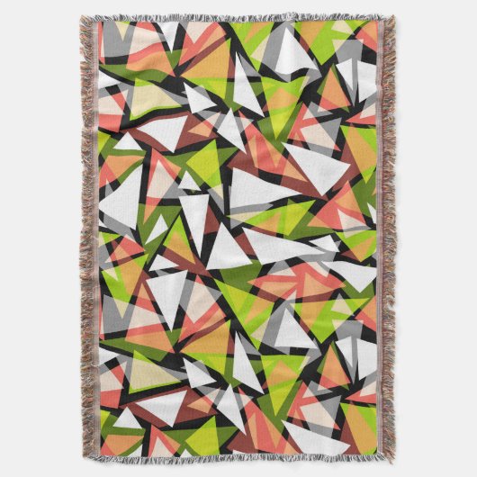 Jeter une couverture Formes triangles géométriques (devant Vertical)