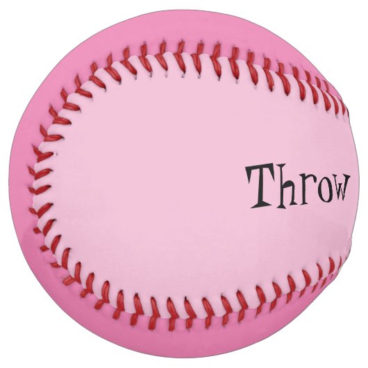 Jetez comme une FILLE ! Balle de softball (Devant gauche)