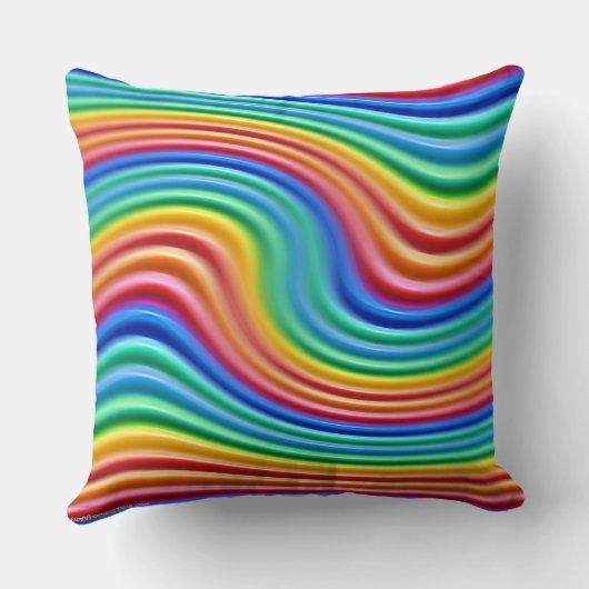 Jetez des coussins Rainbow Pride design. (Verso)