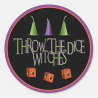 Jetez Les Stickers Dice WItches